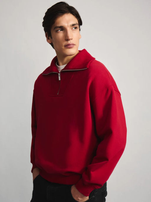 Толстовка relax fit на молнии / Zarina  фото 5