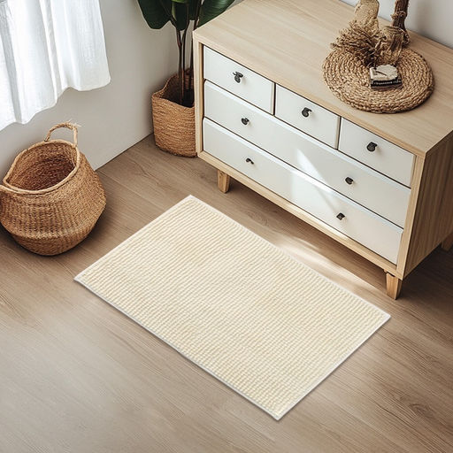 Коврик для дома Доляна Букли, 50?80 см, молочный