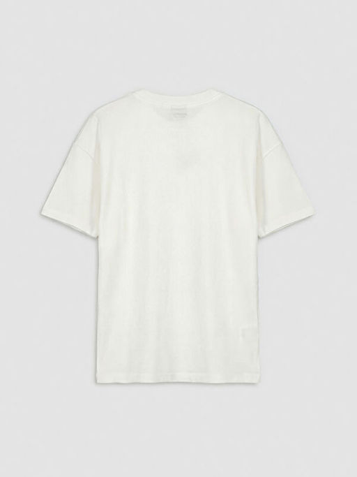 Bisiklet Yaka Bask?l? Erkek ?ocuk Ti??rt