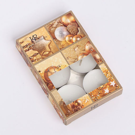 Цена за 3 шт. Набор ароматических свечей чайных Корица, 6 шт.