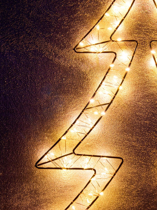 Фигура подвесная световая FROSTY «Елочка», 58×56×2, 200 LED, 220V, свечение тёплое белое