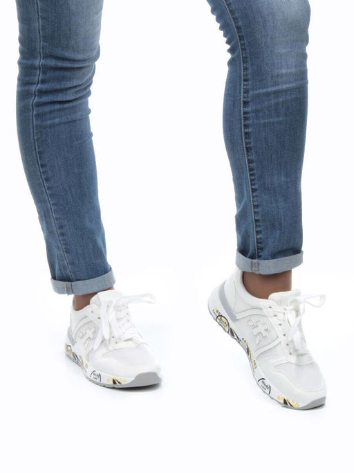 05-6026-3 WHITE Кроссовки женские (искусственные материалы) - No name фото 3
