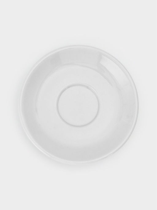 Чайная пара Добрушский завод «Универсал», 190 мл, фарфор, белая