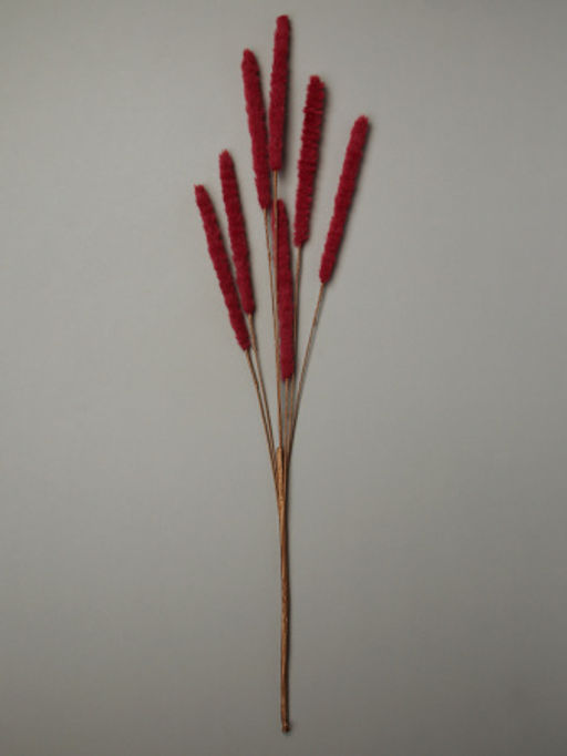 Ветка декоративная 7 веток 80 см / RW-316-2 /уп 12/144/винный цвет - Галеонтрейд фото 2