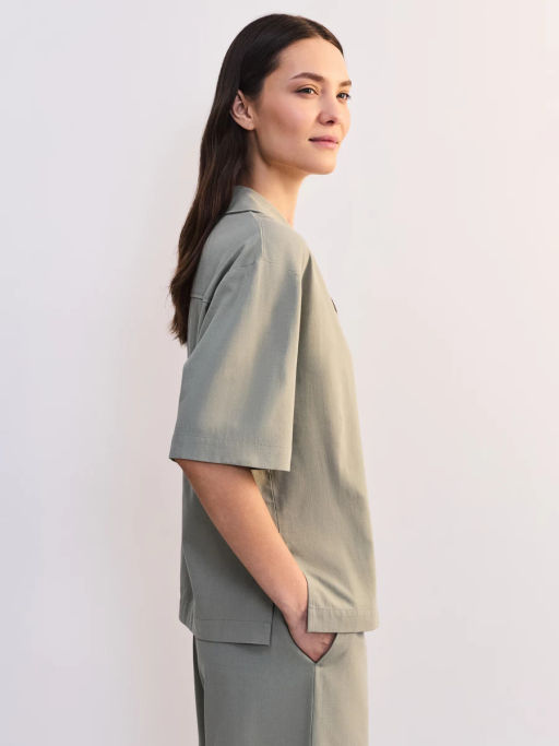 Блуза оверсайз из хлопка и вискозы ZR2605012010-150 / Zarina