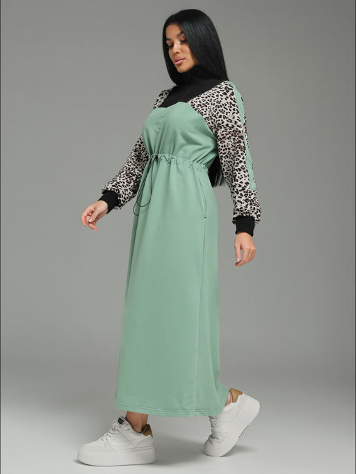 Луиза платье женское (оливковый) - Lovetex фото 3