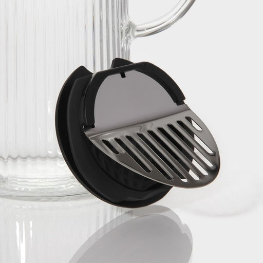 Кувшин для воды Magistro Толедо, 1.3 л, 10?24 см, стекло, прозрачный  фото 4