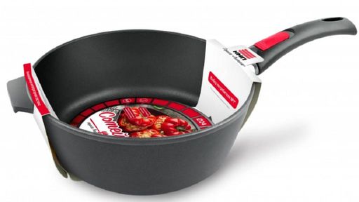 Сотейник высокий, съемная ручка, 24 см - Нева металл посуда фото 2