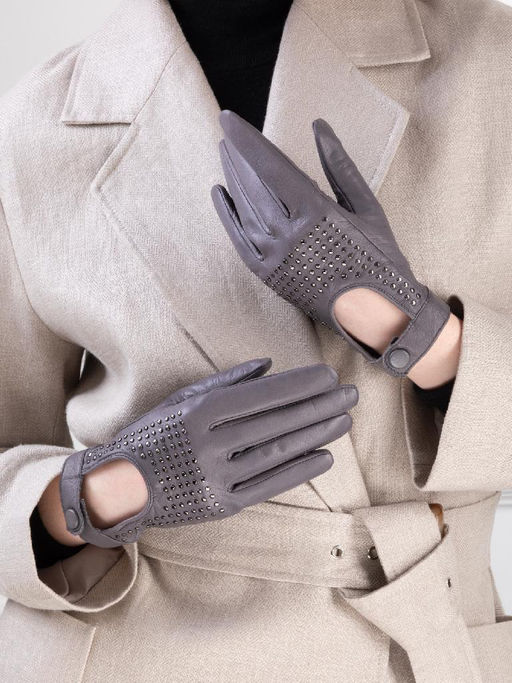 Перчатки женские ш/п IS02752 grey - Eleganzza фото 10