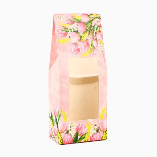 Цена за 5 шт. Коробка складная 8 Марта, 14?5.5?3.5 см