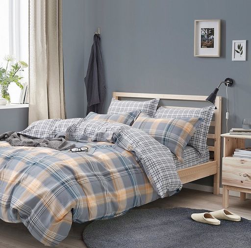 Постельное белье - Сатин Студент Евро 1 (молния) - Luteks фото 2