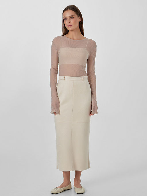 Юбка женская бежевая - Mark formelle фото 3