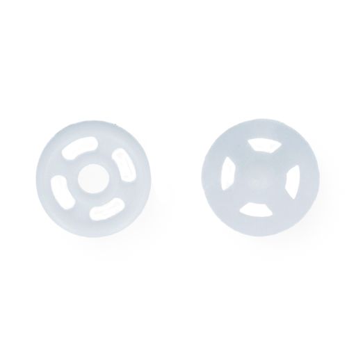 Кнопка пришивная Gamma PKL-07 пластик d 7 мм 10 шт. №01 белый
