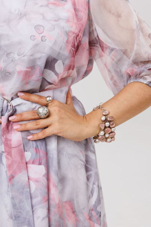 Платье ANELLI 1605 розовый сапфир  фото 9