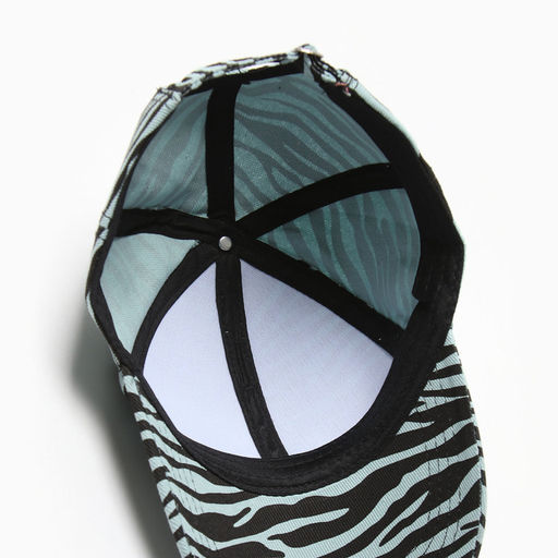 Кепка женская MINAKU полосы, серо-зеленая, размер 58