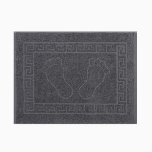 Полотенце махровое для ног 50х70см, серый 100% хлопок, 400 г/м - Текстиль центр фото 2