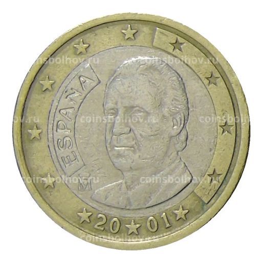 1 евро 2001 года Испания