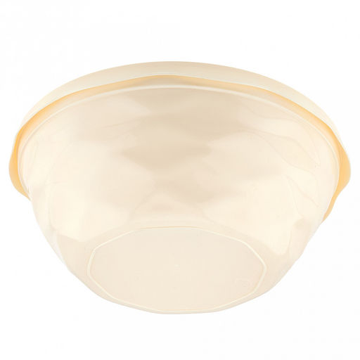 Салатник пластмассовый Modena 2,5л, д24,4см, h9,1см, с крышкой, пищевой полипропилен, светло-бежевый (Россия) - Домашняя мода фото 7