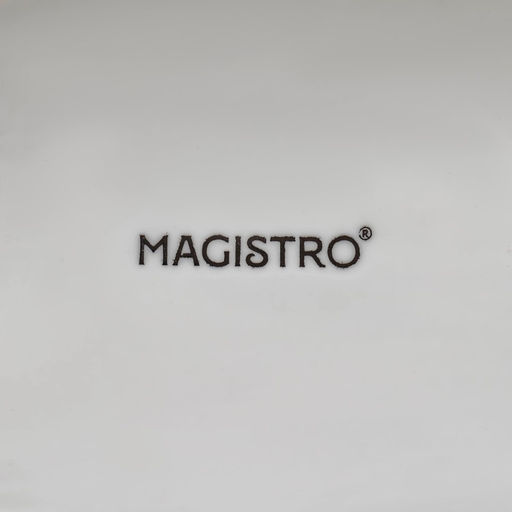 Салатник Magistro «Рыбка», 2 л, 31×17×10.5 см, фарфор, белый