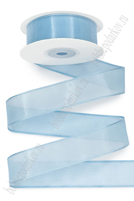 Лента органза Премиум 2,5 см*10 ярд (SF-7859) голубой №2