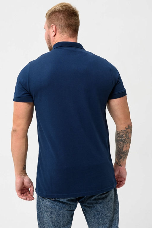 Мужская футболка поло 14401 / Темно-синяя - Modellini фото 4
