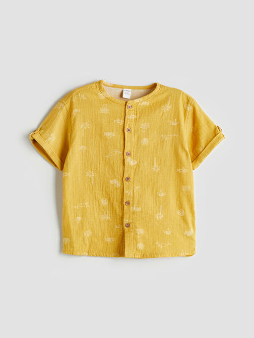 Hakim Yaka Erkek ?ocuk G?mlek ve ?ort 2li