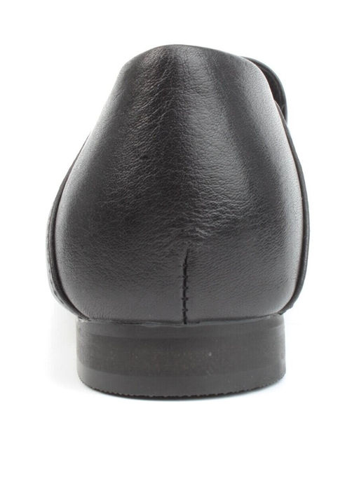 03-DCO117-1 BLACK Лоферы женские (натуральная кожа)