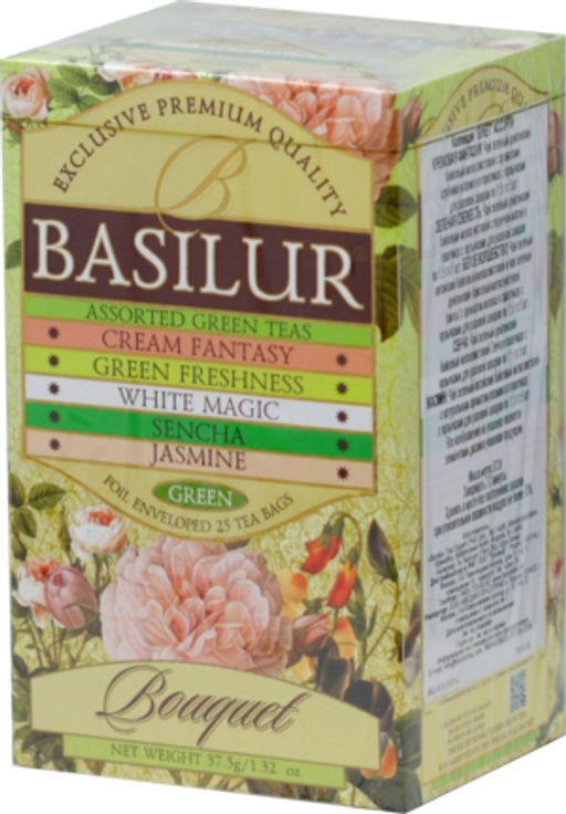 BASILUR. Букет. Ассорти карт.пачка, 25 пак.