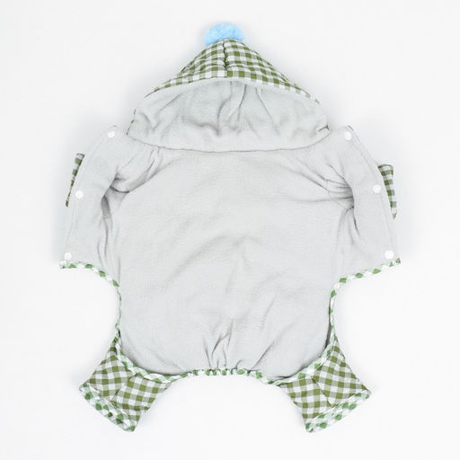 Комбинезон Пудра, размер 2XL (ДС 41 см, ОШ 45 см, ОГ 60 см) бежевый/зелёный - Simaland фото 10