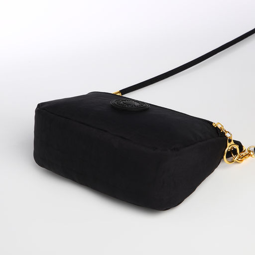 Сумка женская кросс-боди на молнии, цвет чёрный - Simaland фото 7