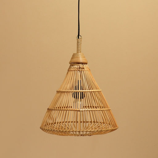 Светильник потолочный из ротанга «Конус», 1×120 Вт, Е27, 30×30×40 см