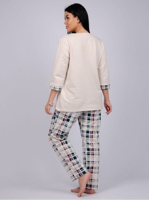 Пижама, домашний костюм ДК-62-бежевый - Ihomelux фото 3