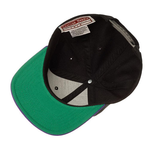 Бейсболка AMERICAN NEEDLE арт. 400A1V-CXG Cuban X-Giants 400 Series MILB (черный / фиолетовый) фото 2