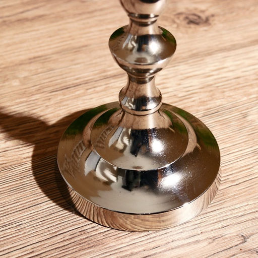 Подсвечник металл на 1 свечу «Классика», 8×8×22 см