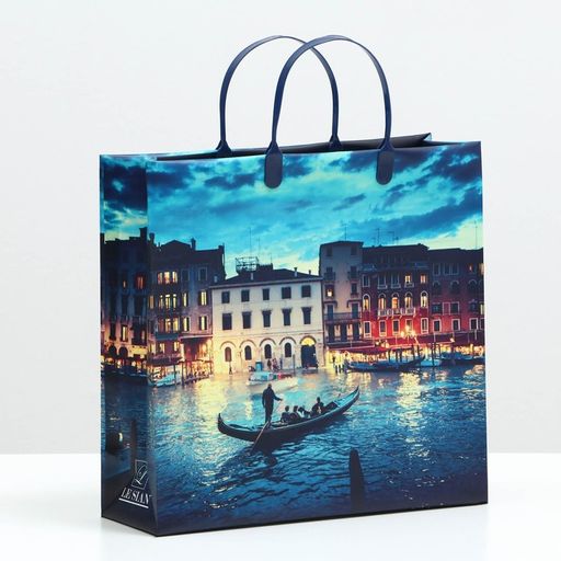 Цена за 10 шт. Пакет Вечер в Венеции, мягкий пластик, 30 x 30 см, 100 мкм - Simaland фото 3
