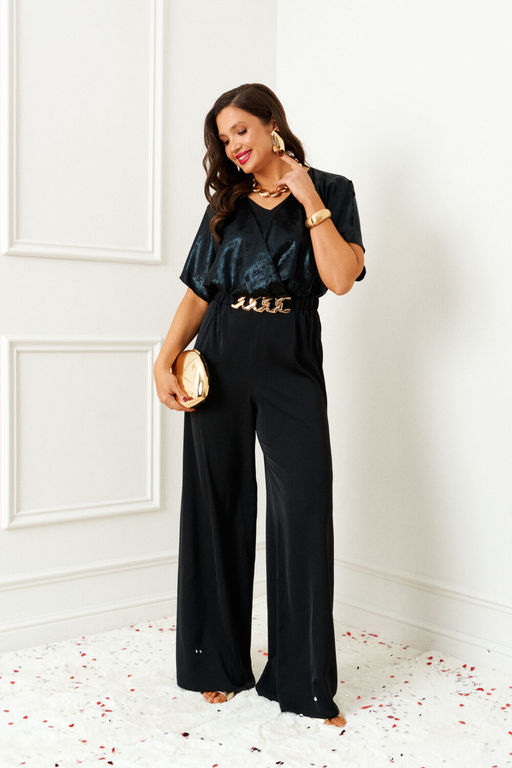 Комбинезон Beautiful Free 6391 черный-бархатный