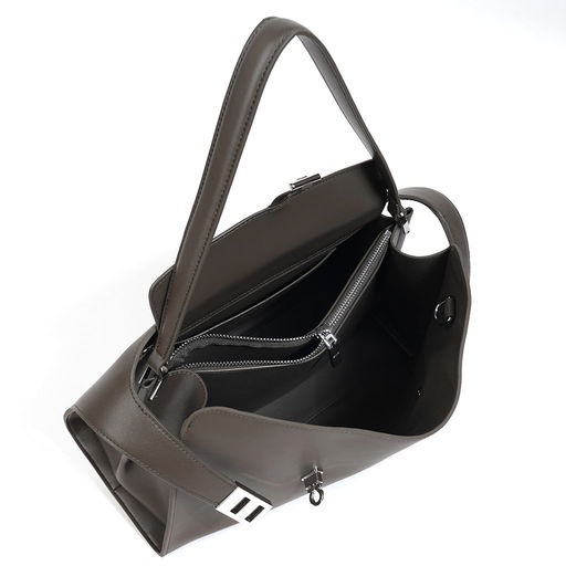 Женская сумка, кожа, MIRONPAN 520803 Серый