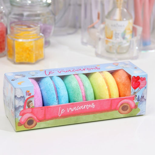 Набор бомбочек для ванн Le macarons, 250 г (5 шт.)