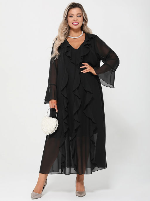 Платье Лиричи 0372-1ам черный