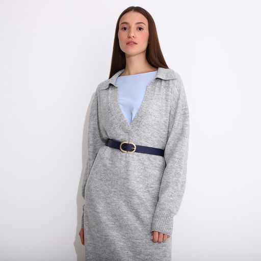 Ремень женский, ширина 3 см, винт, пряжка метал, цвет синий - Simaland фото 3