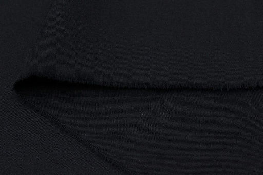 Сатин цв.Черный с синим оттенком, ш.2.2м, хлопок-100%, 135гр/м.кв - Купава фото 2