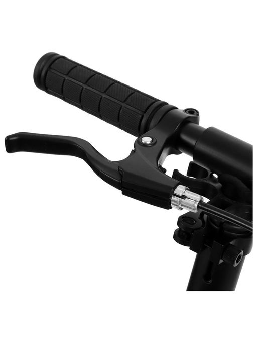 Самокат городской GRAFFITI Technology 200, складной, колёса PU 200 мм, ABEC 7, амортизатор задний, чёрный