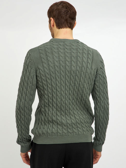 джемпер мужской из хлопка с косами - Glenfield фото 6