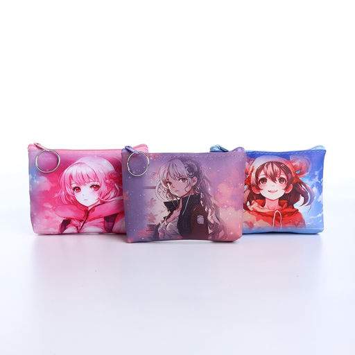 Цена за 2 шт. Кошелёк детский «Девочки», для девочки, монетница, на молнии, МИКС