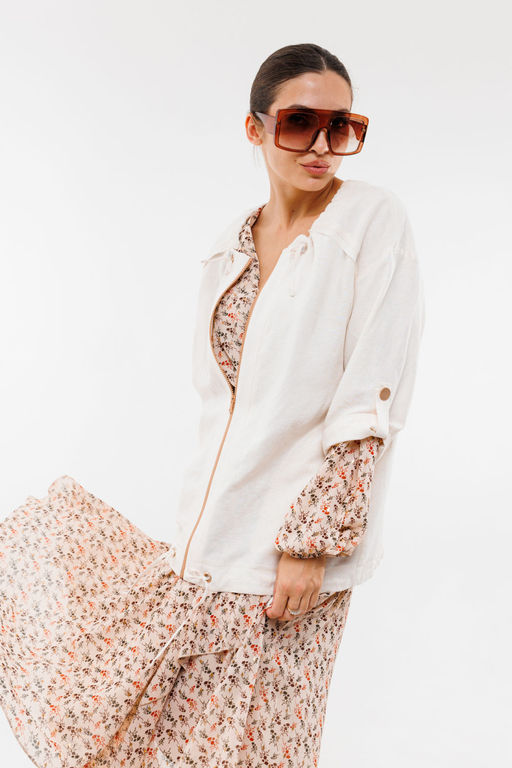 Бомбер AMORI 2165 молоко  фото 2