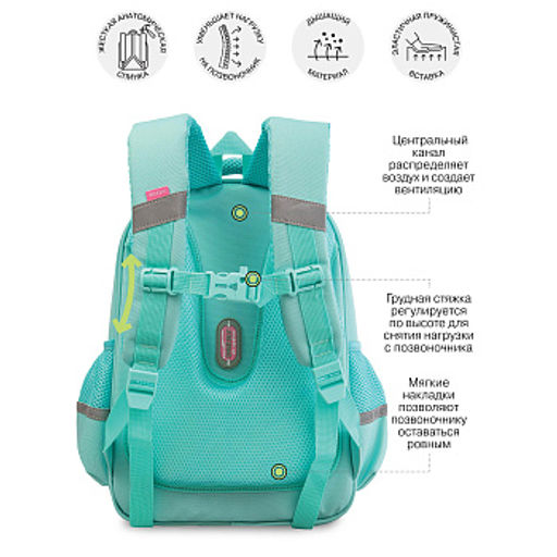 RAz-686-2 Рюкзак школьный с картхолдером на держателе - Grizzly фото 43