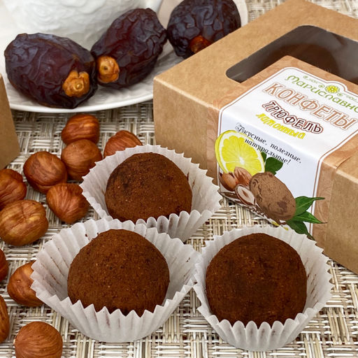 Трюфель лимонный, конфеты ручной работы