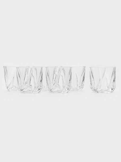 Стаканы, 310 мл, d=9 см, h=9 см, набор 6 шт., стекло, прозрачные