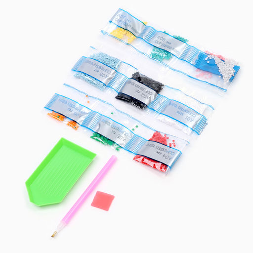 Термокружка детская с алмазной мозаикой Дед Мороз, 450 мл, набор для творчества