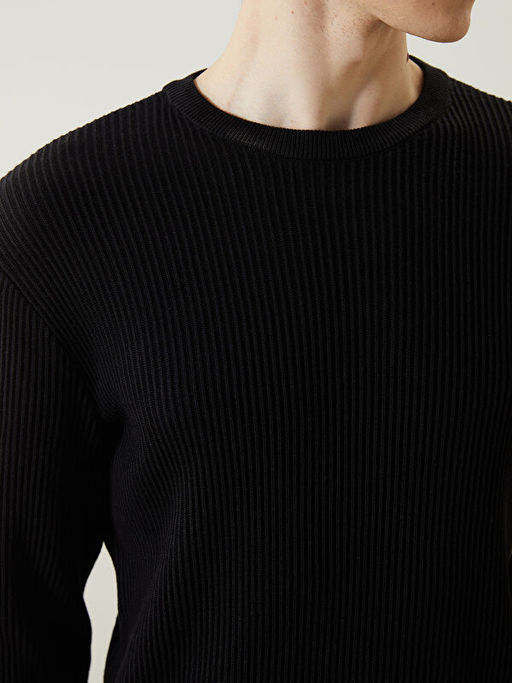 Bisiklet Yaka Erkek Triko Kazak